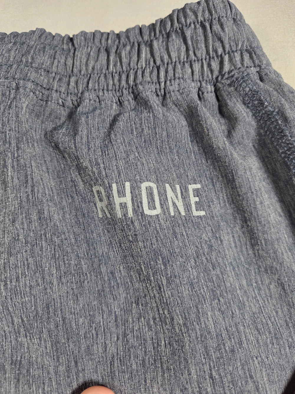 RHONE Men's Heather Grey Performance Drawstring Shorts XXL